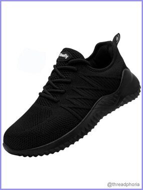 Steel Toe Work Shoes Women Puncture Resistant Safety Sneakers